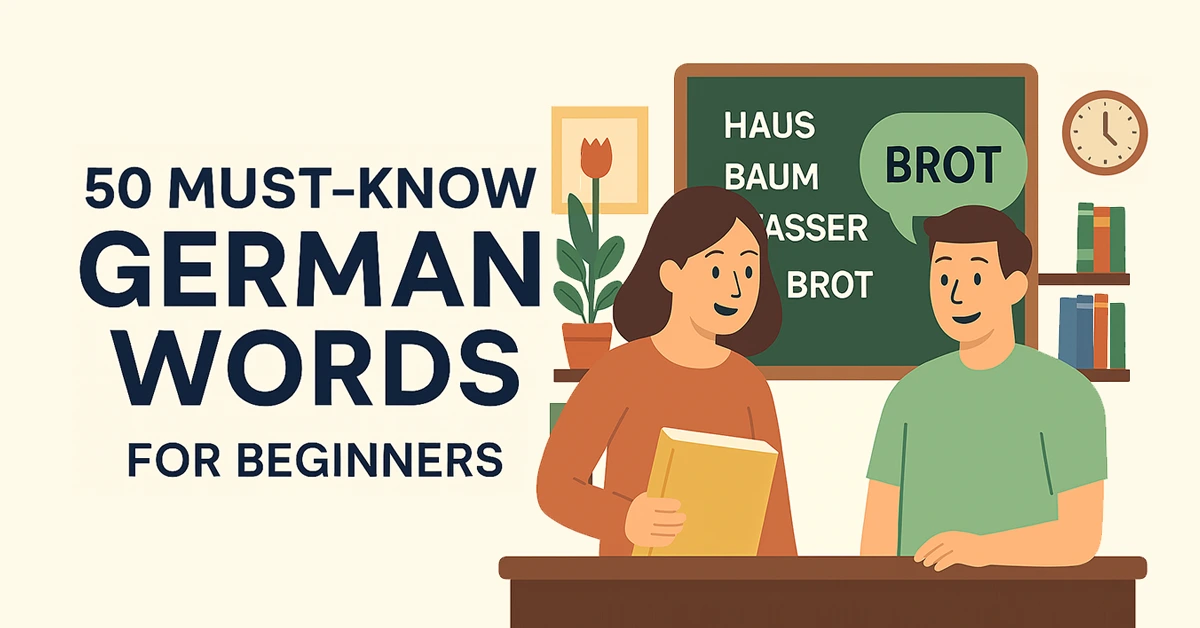 50 Must-Know German Words for Beginners