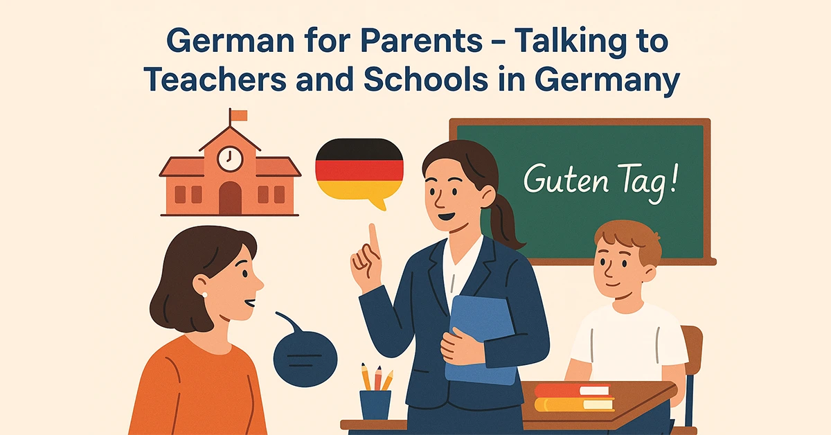 German for Parents – Talking to Teachers and Schools in Germany