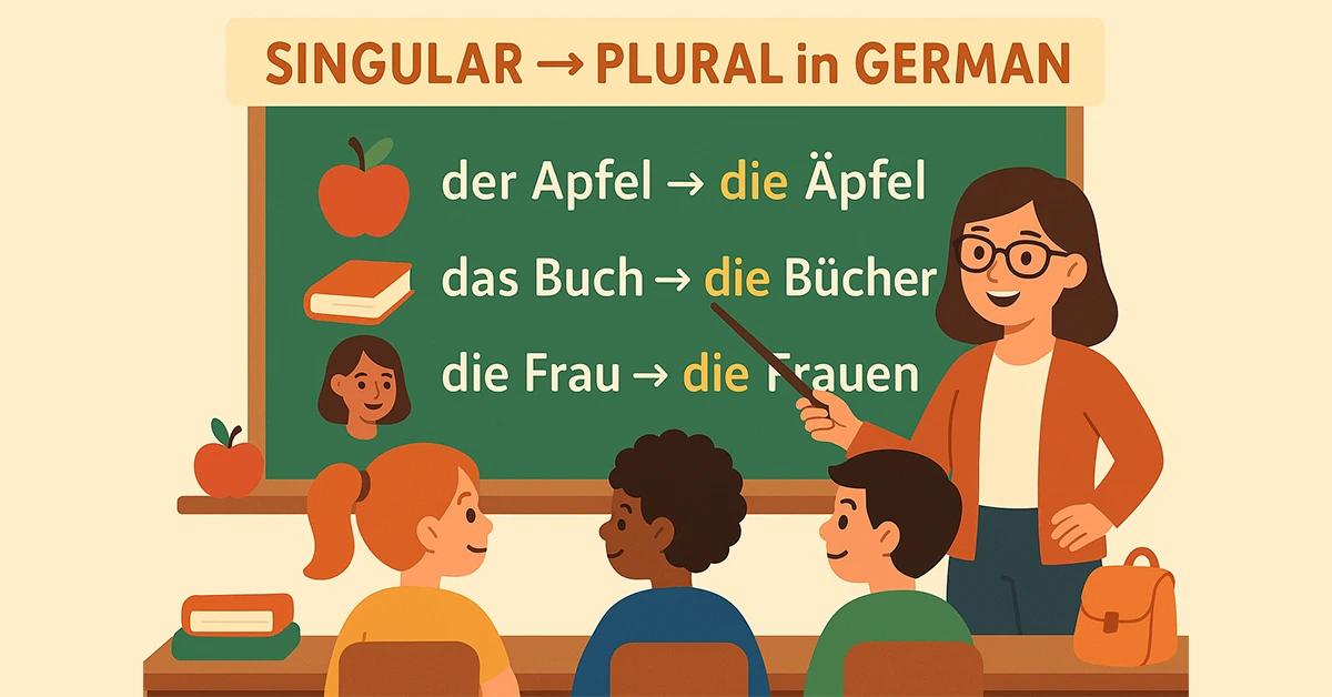 German Plural Forms Explained – A1 Beginner’s Complete Guide
