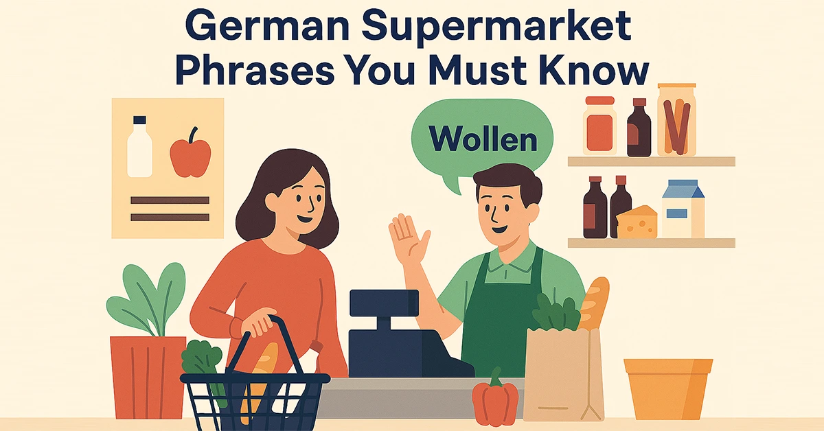 German Supermarket Phrases You Must Know