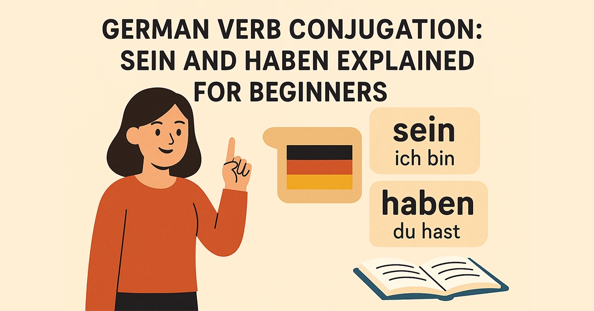 German Verb Conjugation: sein and haben for Beginners