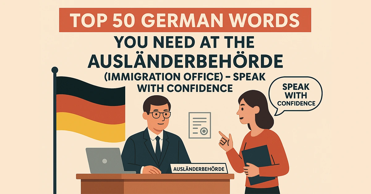 Top 50 German Words for the Ausländerbehörde – Speak Confidently